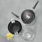 THE ROCK by Starfrit 12-Piece Space-Saving Set With T-Lock Detachable Handles